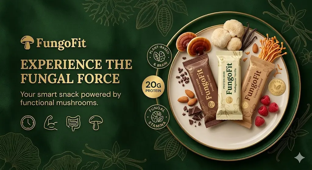 FungoFit Mycelium Protein Bars