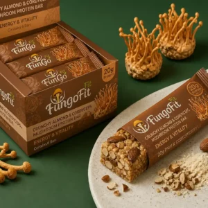 Crunchy Almond & Cordyceps Protein Bar