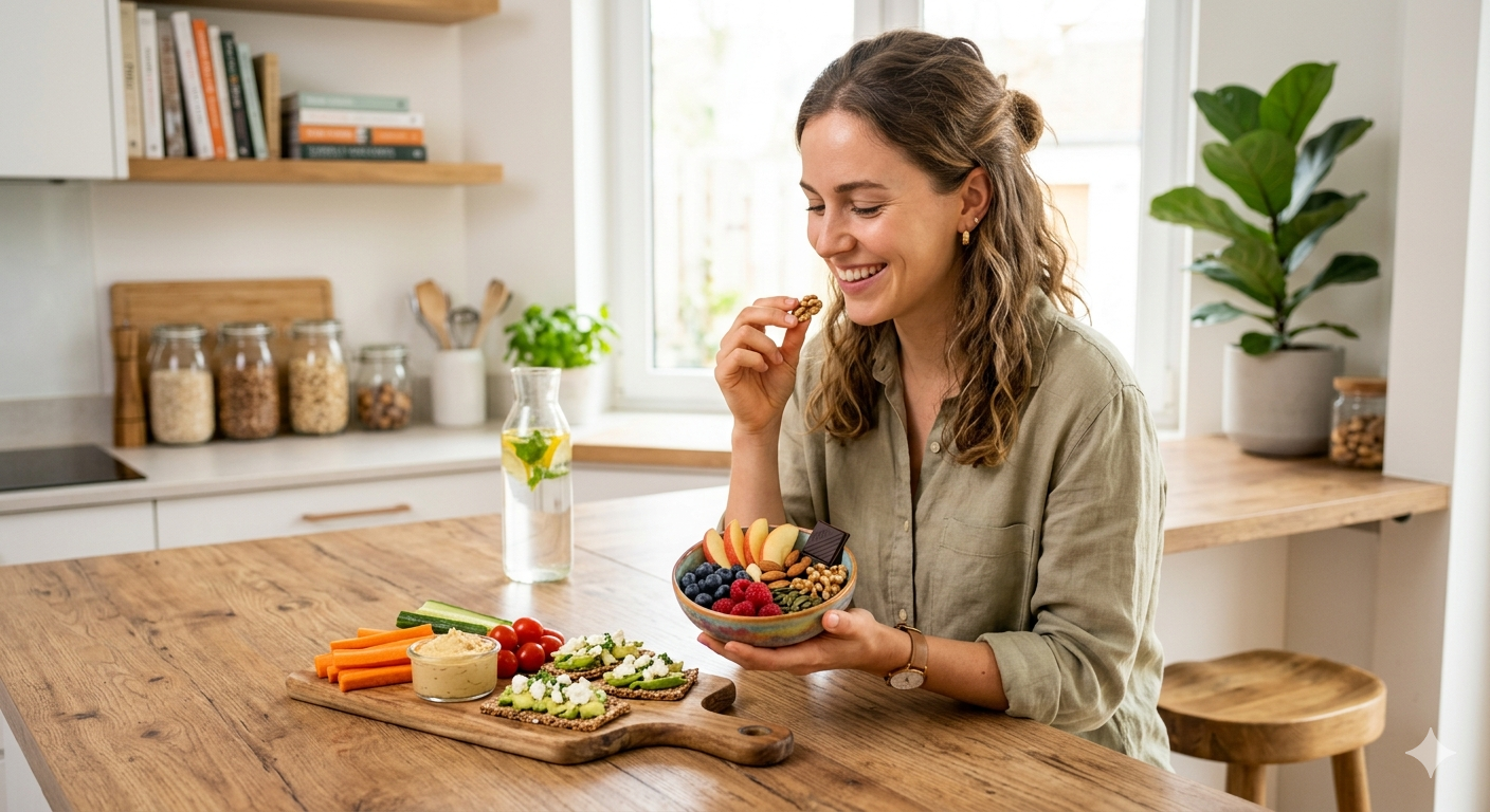 Protein bars and healthy energy snacks arranged naturally